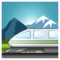 Mountain Railway emoji on Samsung